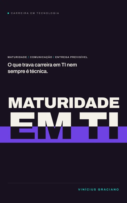 Capa do livro Maturidade em TI